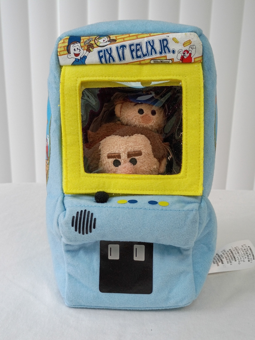 Disney Tsum Tsum Wreck-It Ralph Fix-It Felix Arcade Plush Tobi Komi 8.25"